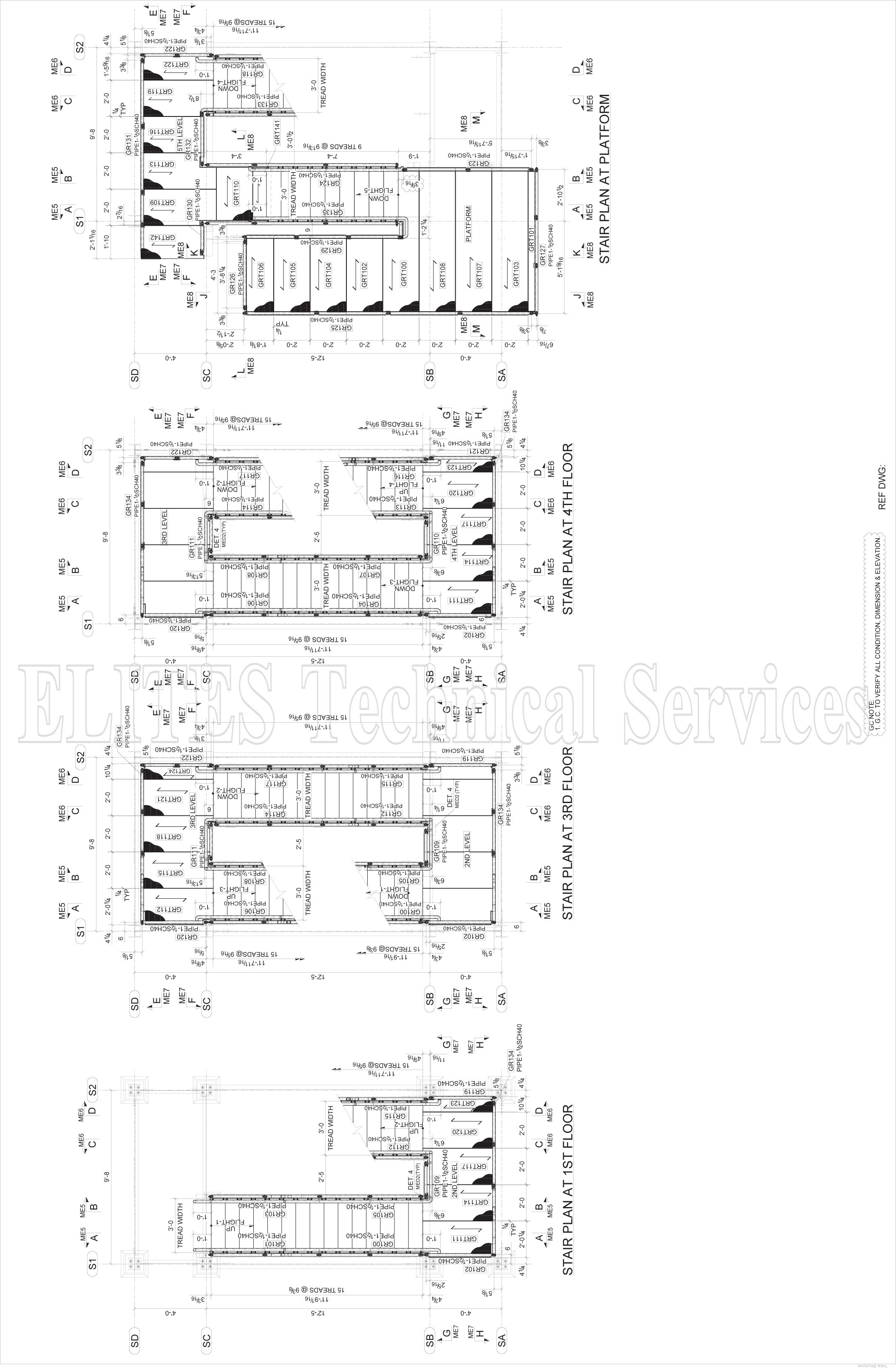 Sample Drawing Specialty Monumental steel